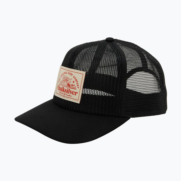 Quiksilver Мъжка бейзболна шапка Meshed Up на Quiksilver, черна AQYHA05229