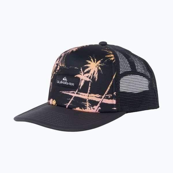 Quiksilver Мъжка бейзболна шапка Quiksilver Buzzard Coop черна AQYHA05240