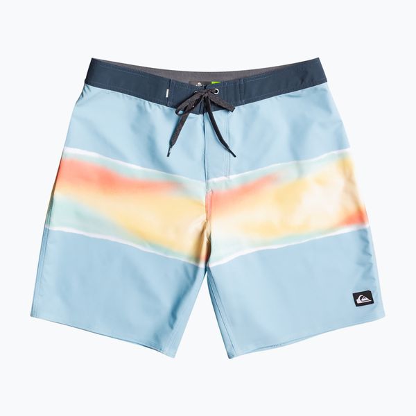 Quiksilver Мъжки къси панталони за плуване Quiksilver Surfsilk Air Brush, сини EQYBS04785-BGC6