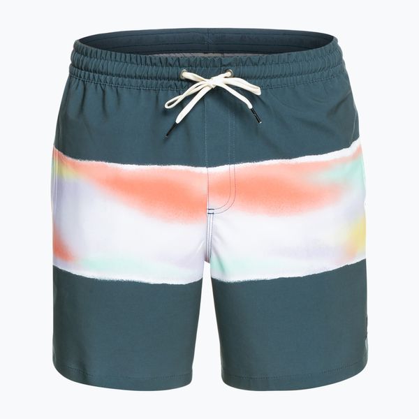 Quiksilver Мъжки къси панталони за плуване Quiksilver Surfsilk Air-Brush Volley 17Nb тъмносини EQYJV04011