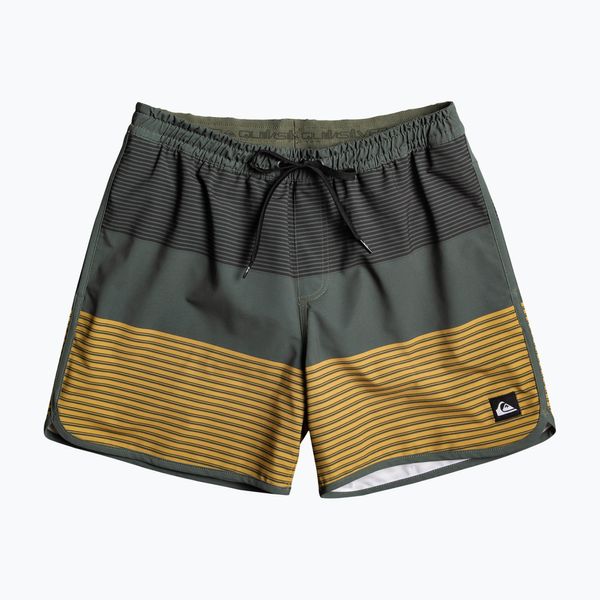 Quiksilver Мъжки къси панталони за плуване Quiksilver Surfsilk Tijuana Volley 16", зелени EQYJV04012-CQY6