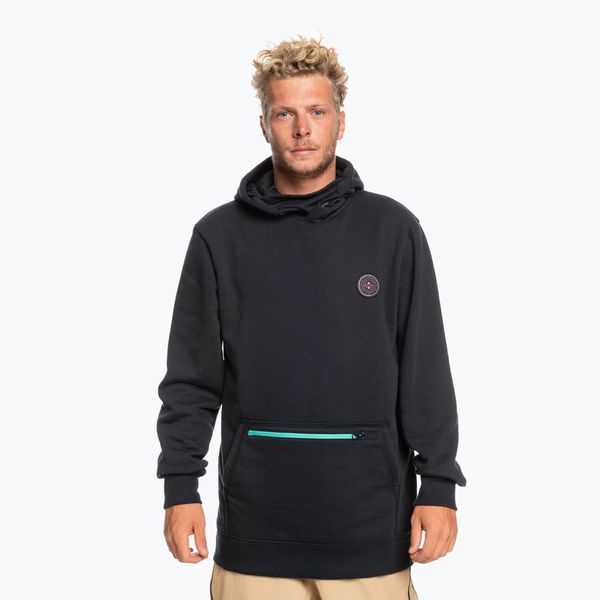 Quiksilver Мъжки суитшърт Quiksilver Big Logo Tech Hoodie Black EQYFT04559 за сноуборд