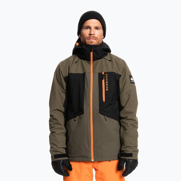 Quiksilver Мъжко яке за сноуборд Quiksilver Dawson зелено EQYTJ03389