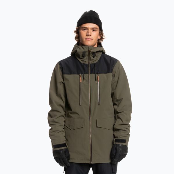 Quiksilver Quiksilver Fairbanks мъжко яке за сноуборд зелено EQYTJ03388