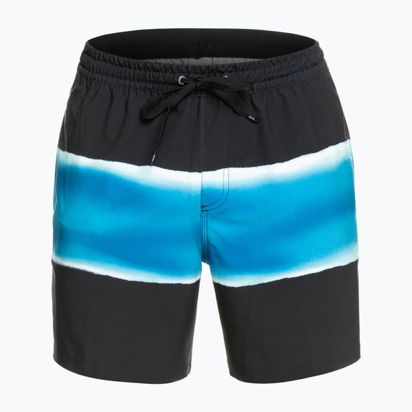Quiksilver Quiksilver мъжки къси панталони за плуване Surfsilk Air-Brush Volley 17", черни EQYJV04011