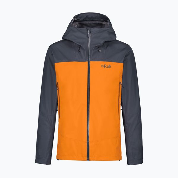 Rab Мембранно дъждобранно яке Rab Arc Eco сиво за мъже QWH-07-BEM-SML