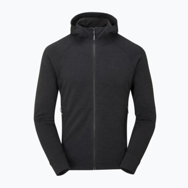 Rab Мъжка блуза за преходи Rab Nexus Hoody черен QFF-70