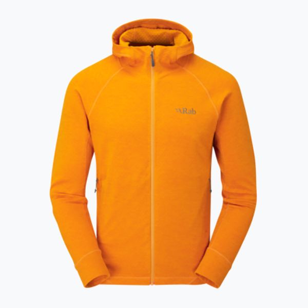 Rab Мъжка блуза за преходи Rab Nexus Hoody оранжево QFF-70