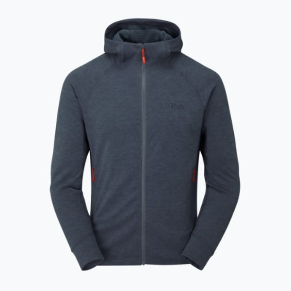 Rab Мъжка блуза за преходи Rab Nexus Hoody сив QFF-70