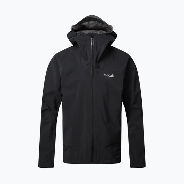 Rab Мъжки дъждобран с мембрана Rab Meridian черен QWG-44-BL-S