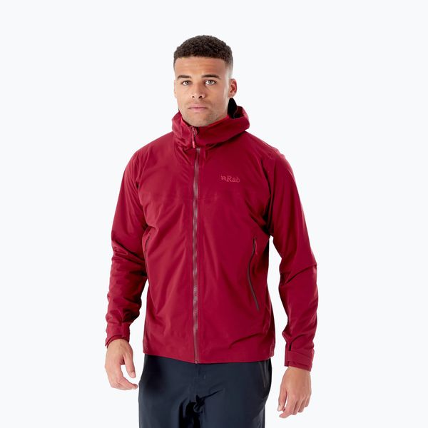 Rab Мъжко дъждобранно яке Rab Kinetic 2.0 червено QWG-74