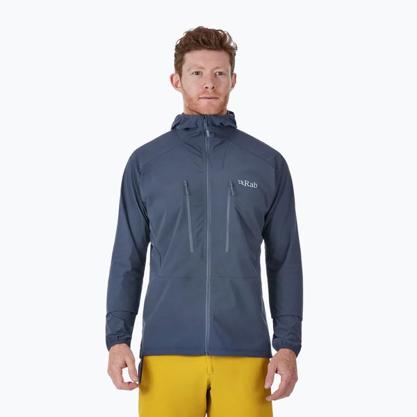 Rab Мъжко софтшел яке Rab Borealis grey QWS-35-ST-S