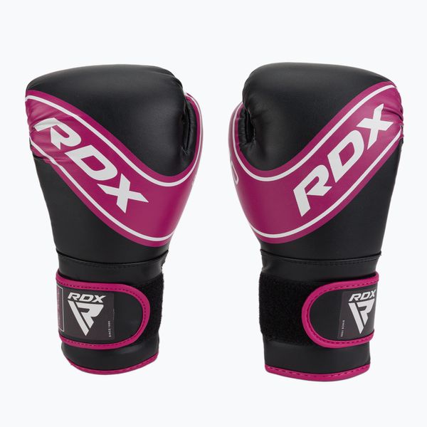 RDX RDX детски боксови ръкавици черно-розови JBG-4P
