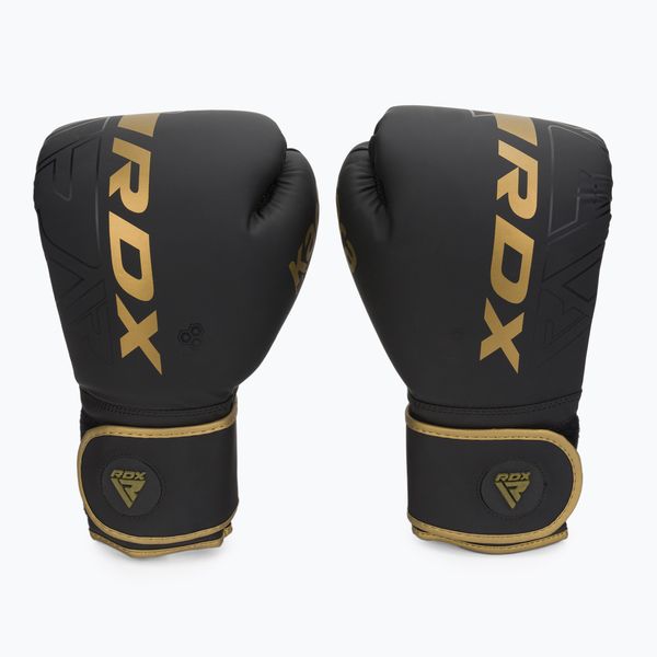 RDX RDX F6 черни/златни боксови ръкавици BGR-F6MGL