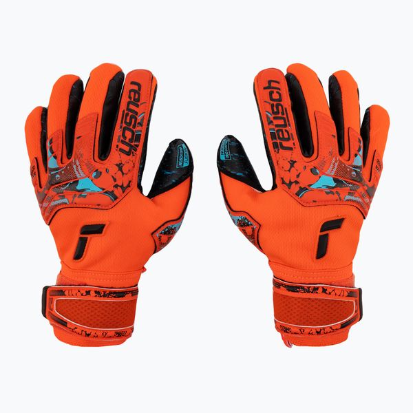 Reusch Reusch Attrakt Fusion Finger Support Guardian Junior детски вратарски ръкавици червени 5372940-3333