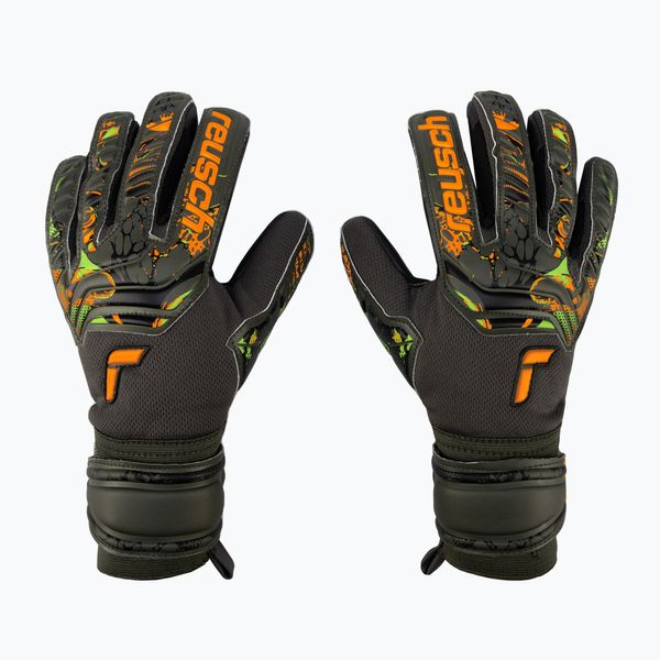 Reusch Reusch Attrakt Grip Evolution вратарски ръкавици зелени 5370825-5555