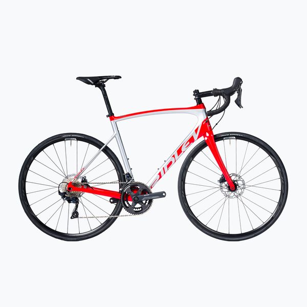 Ridley Ridley Fenix SL Disc Ultegra FSD08Cs сребрист/червен шосеен велосипед SBIFSDRID545