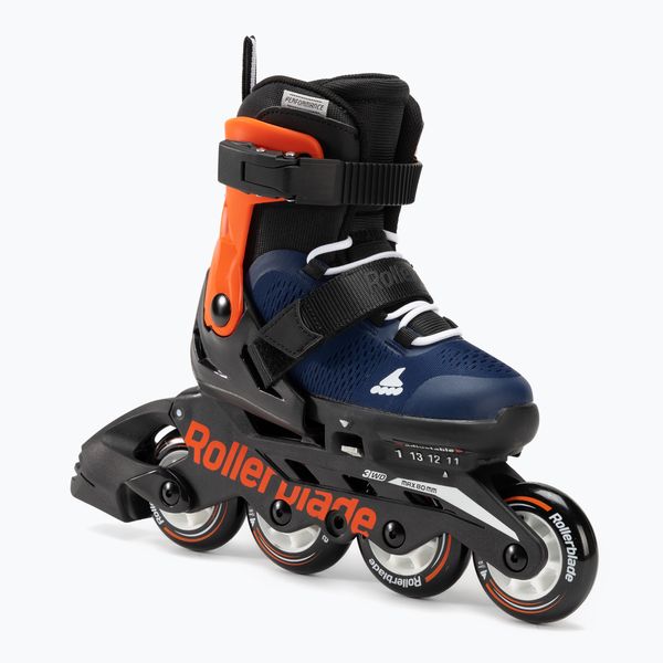 Rollerblade Детски ролери Rollerblade Microblade тъмно синьо и оранжево 07221900 174