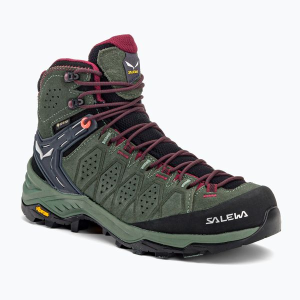 Salewa Дамски ботуши за трекинг Salewa Alp Trainer 2 Mid GTX green 00-0000061383