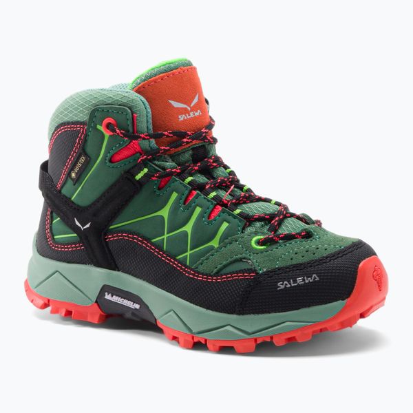 Salewa Детски ботуши за трекинг Salewa Alp Trainer Mid GTX 5960 green 64010