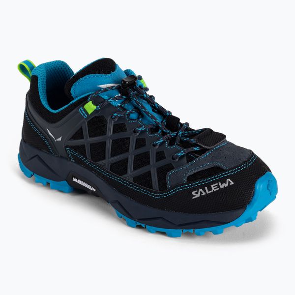 Salewa Детски ботуши за трекинг Salewa Wildfire синьо-зелени 64007