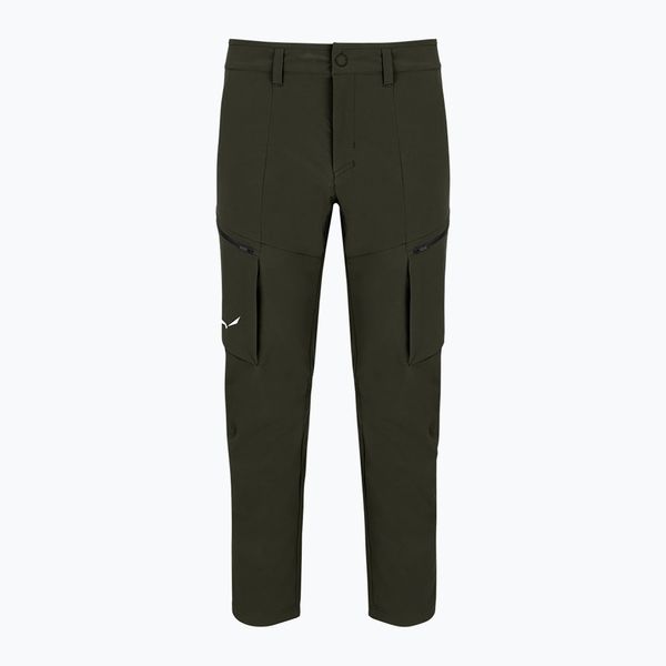 Salewa Мъжки софтшел панталони Salewa Puez DST Cargo green 00-0000028310