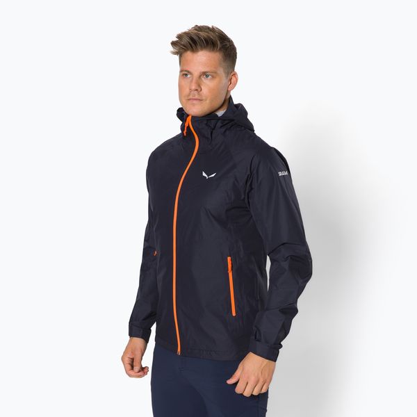 Salewa Мъжко дъждобранно яке Salewa Puez Aqua 3 PTX тъмно синьо 24545