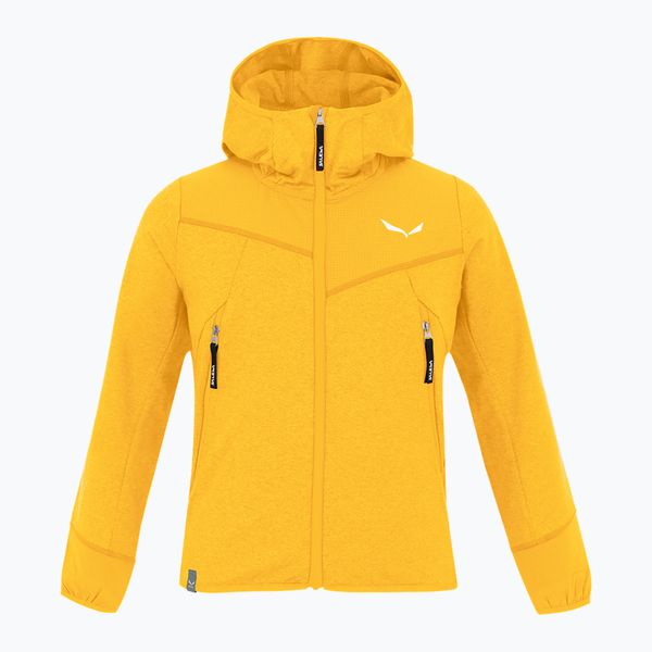 Salewa Salewa детски поларен суитшърт Agner Melange PL FZ Hoody жълт 00-0000027768