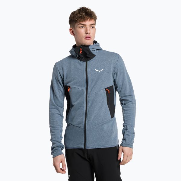 Salewa Salewa мъжки суитшърт за трекинг Lavaredo Hemp Hooded blue 00-0000028237