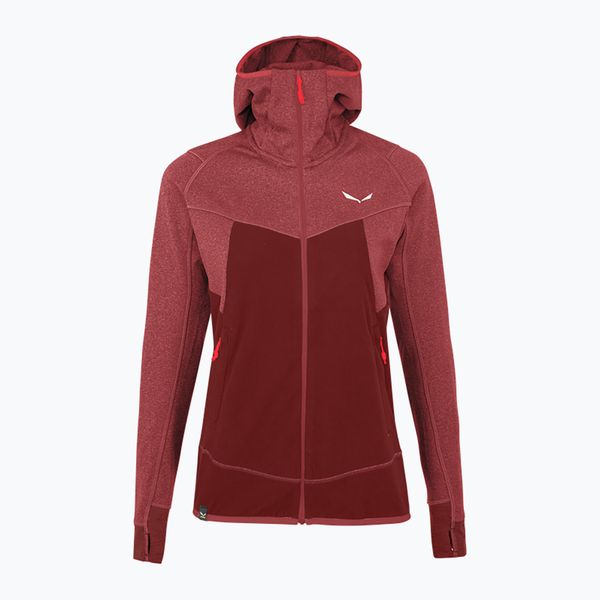 Salewa Salewa Puez Hybrid PL FZ Hoody дамски поларен суитшърт червен 00-0000027389