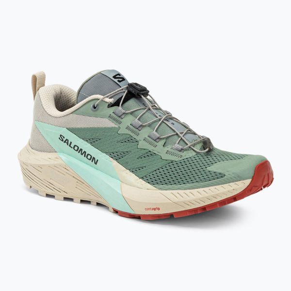 Salomon Дамски обувки за бягане Salomon Sense Ride 5 Lily Pad/Rainy Day/Bleached Aqua L47212300