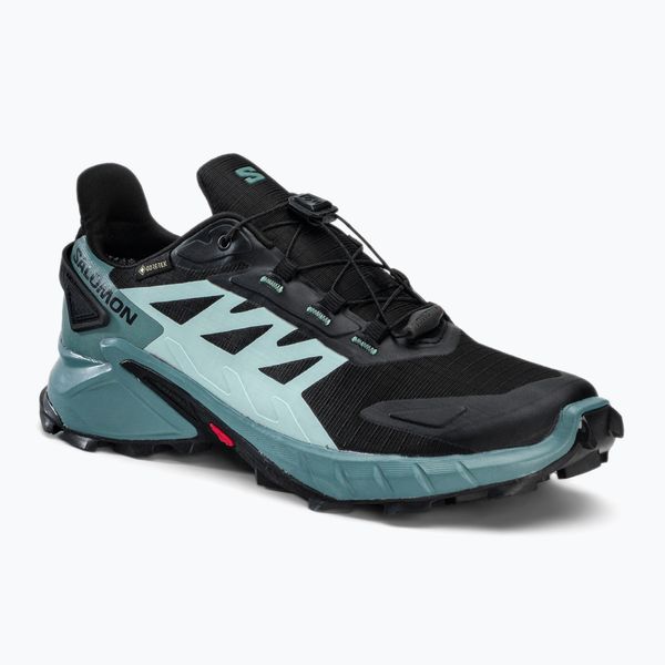 Salomon Дамски обувки за бягане Salomon Supercross 4 GTX черен-синe L41735500