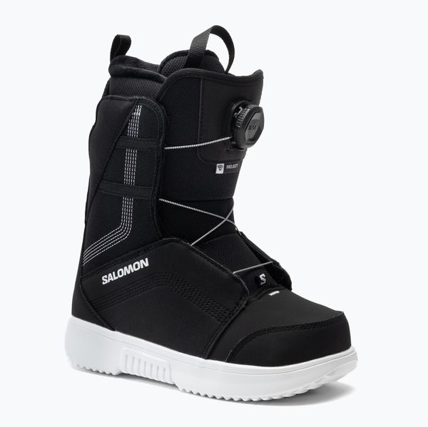 Salomon Детски ботуши за сноуборд Salomon Project Boa black L41681700
