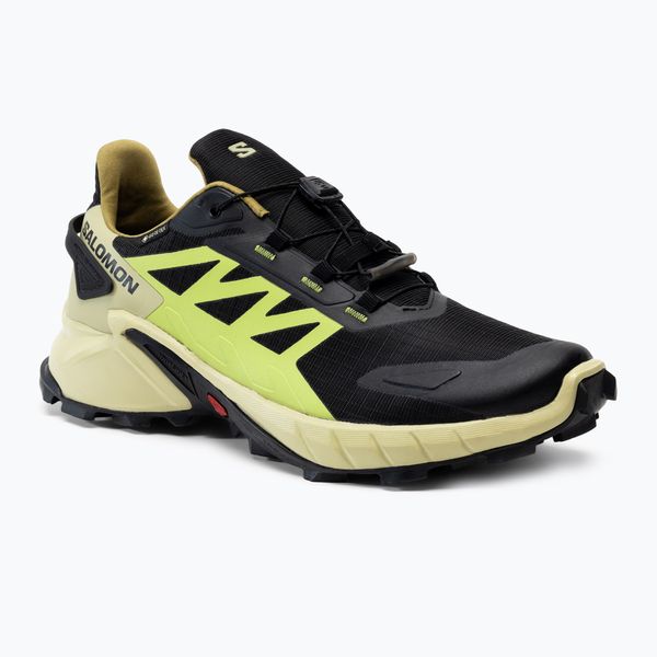 Salomon Мъжки обувки за бягане Salomon Supercross 4 GTX черен-зелен L41731700