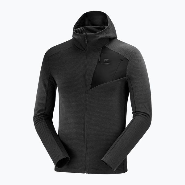 Salomon Мъжки Salomon Outline FZ Hoodie black LC1368300
