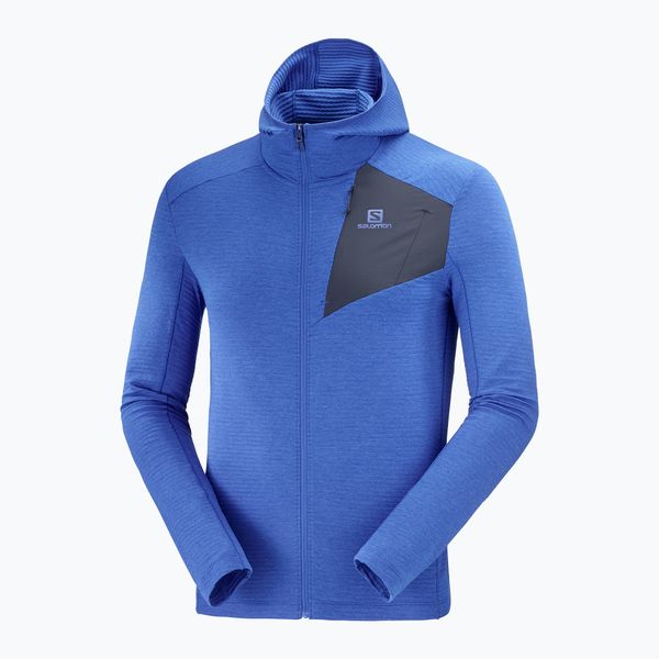 Salomon Мъжки Salomon Outline FZ Hoodie blue LC1787900