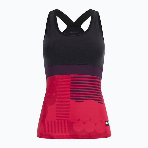 Santini Дамско колоездачно трико Santini Scia Optic black/red 2S63GLLSCIAOPTIACS