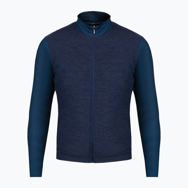 Santini Мъжка блуза за колоездене Santini Colore Puro Thermal Jersey тъмносиньо 3W216075RCOLORPURO