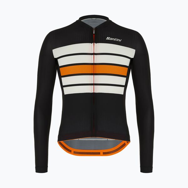 Santini Мъжка колоездачна фланелка Santini Ecosleek Bengal black 2S215075ESLKBENGBIS