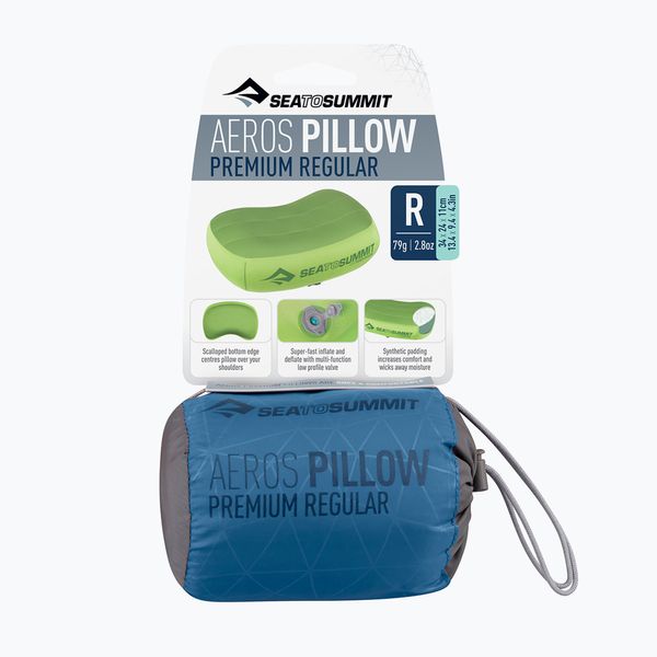 Sea to Summit Sea to Summit Aeros Premium възглавница за пътуване тъмносиня APILPREMRNB