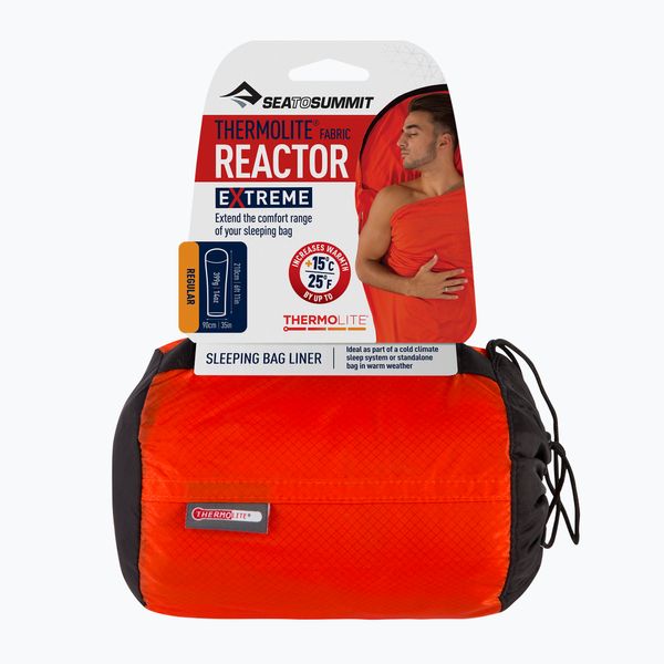Sea to Summit Sea to Summit Reactor Extreme Thermolite Mummy Liner Red AREACTEX