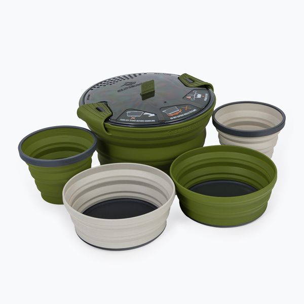 Sea to Summit Sea to Summit X-Set 5pc Collapsible Dish Set. AXSET31OL