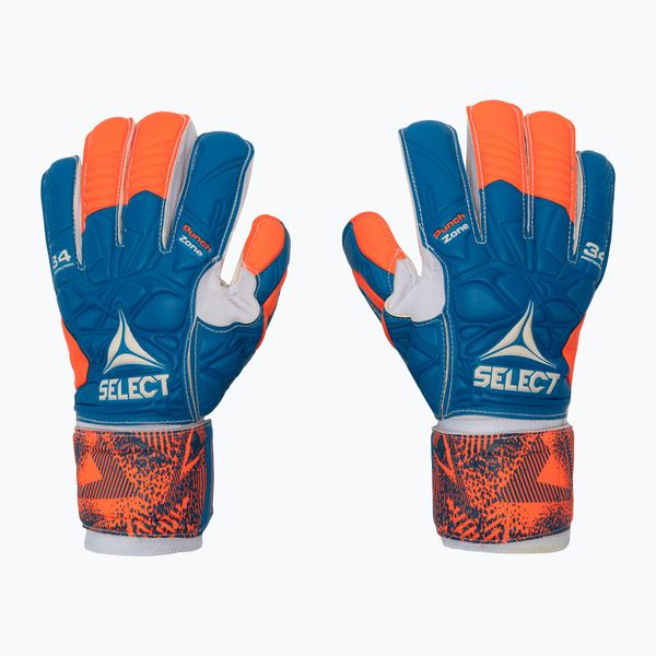 SELECT SELECT 34 Защитни вратарски ръкавици 2019 синьо и бяло 500046