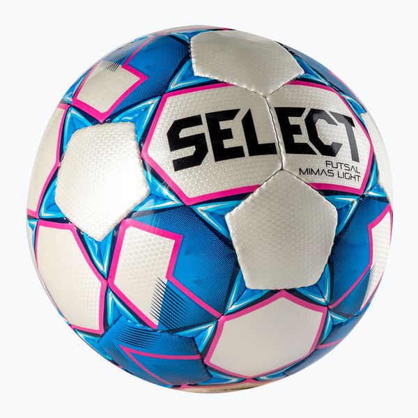 SELECT SELECT Futsal Mimas Light 2018 футбол бяло и синьо 1051446002
