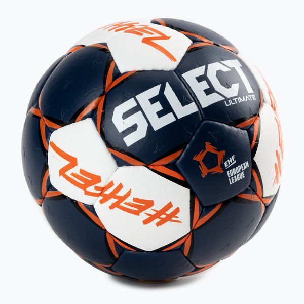SELECT Select Ultimate LE v22 EHF Официална хандбална игра тъмно синьо и бяло 201070