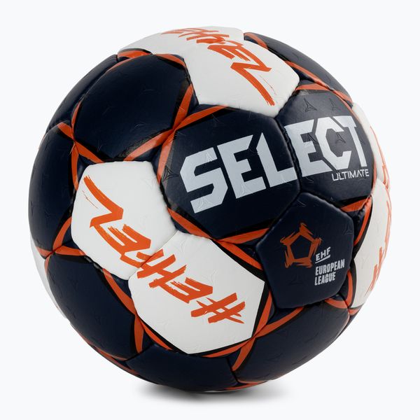 SELECT Select Ultimate LE v22 EHF Официална хандбална игра тъмно синьо и бяло 201070