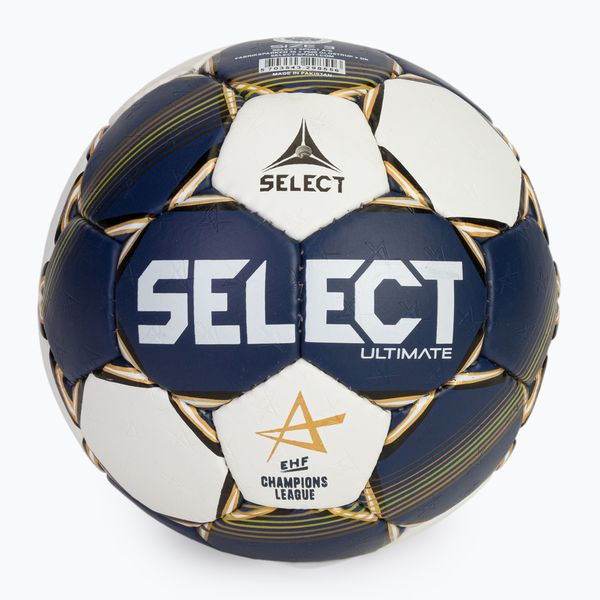 SELECT Select Ultimate LM v22 EHF Официална хандбална игра тъмно синьо и бяло 200027