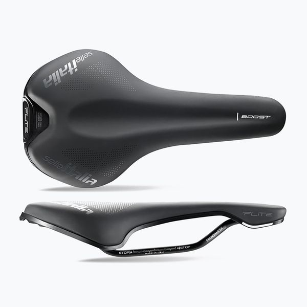 Selle Italia Седло за велосипед Selle Italia Flite Boost Tm Manganese Rail Soft-Tek черно SIT-017A320MHC001