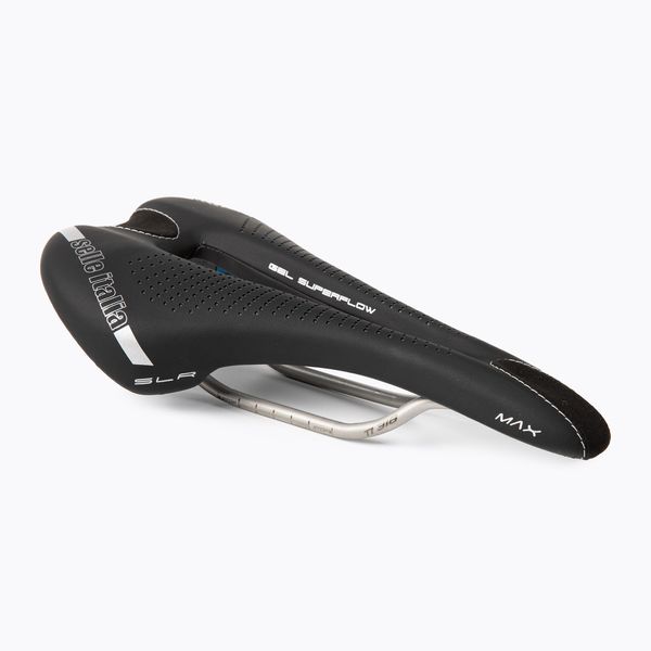 Selle Italia Седло за велосипед Selle Italia MAX SLR GEL SUPERFLOW L TI 316 черно SIT-044H901IKC001