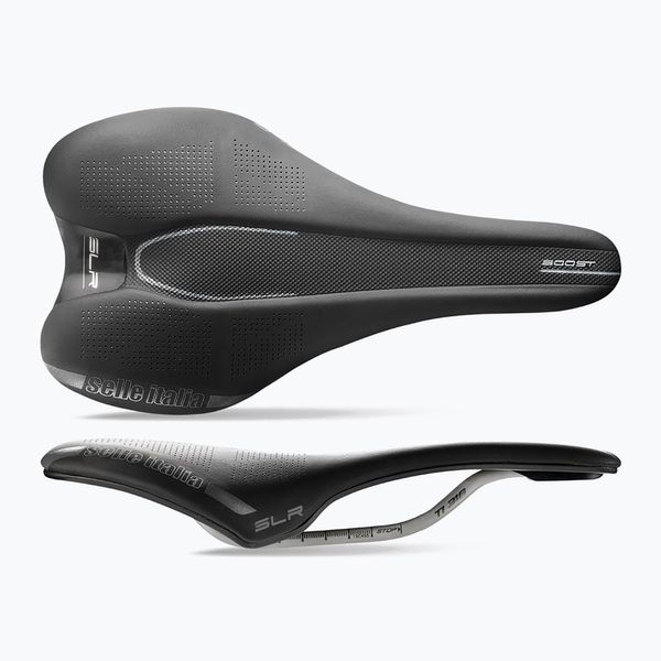 Selle Italia Седло за велосипед Selle Italia Slr Boost L Ti 316 Rail Fibra-Tek vx черно SIT-041A320IKC001